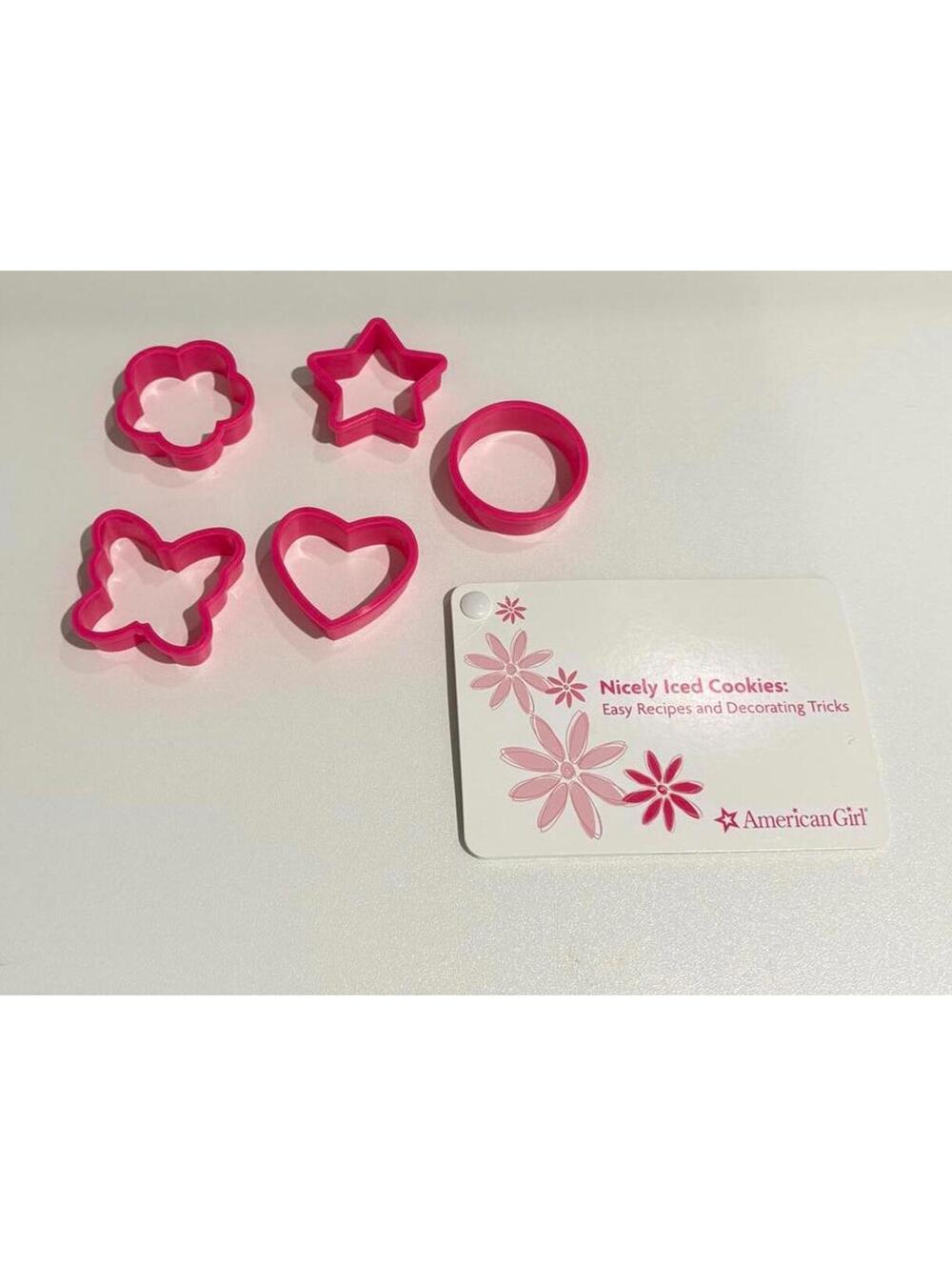 American Girl Cookie Cutters and Recipes from Aprons and Recipes Set
